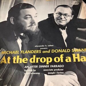 Flanders and Swann At the Drop of a Hat Vinyl LP Angel Records S 35797 Stereo
